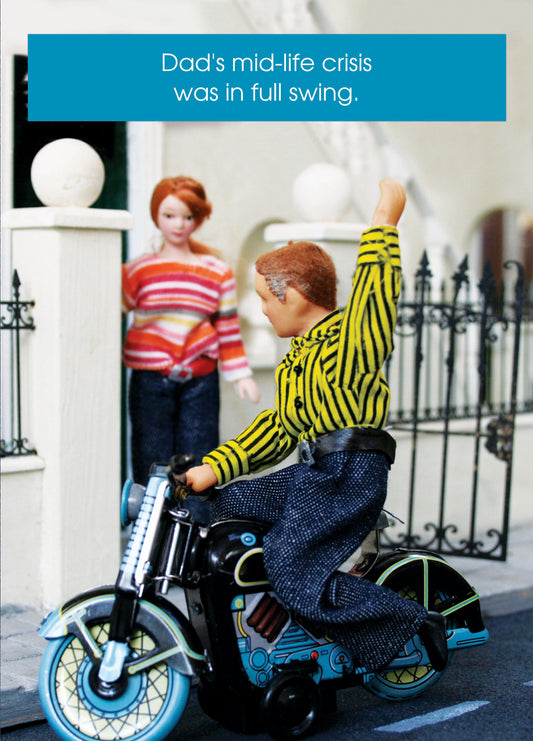 Dad's Mid-Life Crisis Card