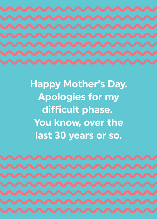 Difficult Phase Card