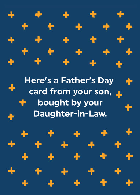 From Your Son Bought By Your Daughter-in-law Card