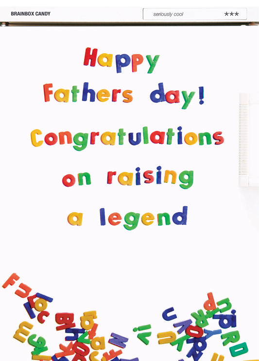 Congratulations On Raising A Legend Card