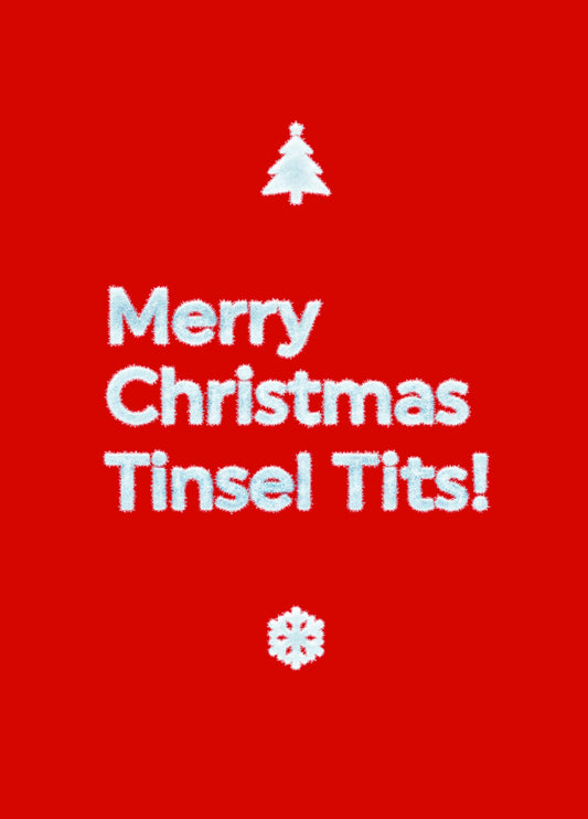 Merry Christmas Tinsel Tits