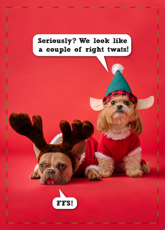 We Look Like A Couple Of Right Twats!