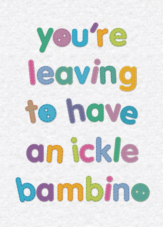 Ickle Bambino Card