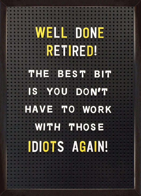 Those Idiots Again Card