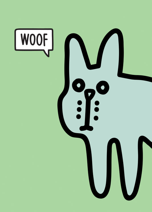 Frenchie Bulldog Card