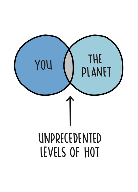 You're Hot Venn Diagram Card
