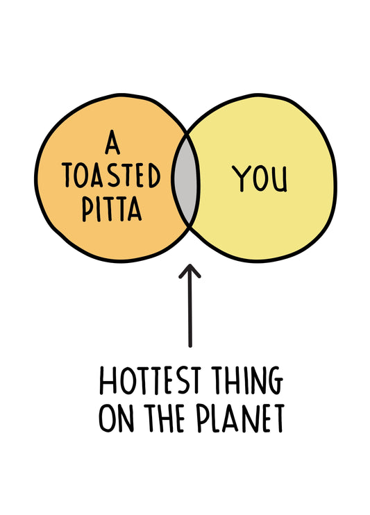 Hotter Than A Pitta Venn Diagram Card