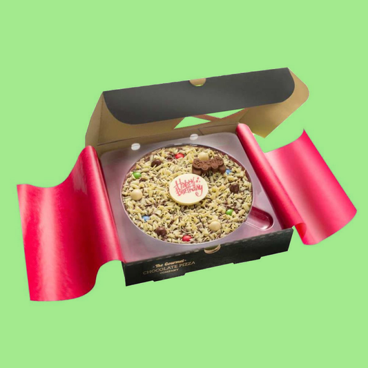 Happy Birthday Chocolate Boy Pizza