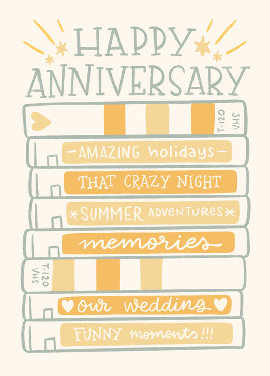 Happy Anniversary Memories Card