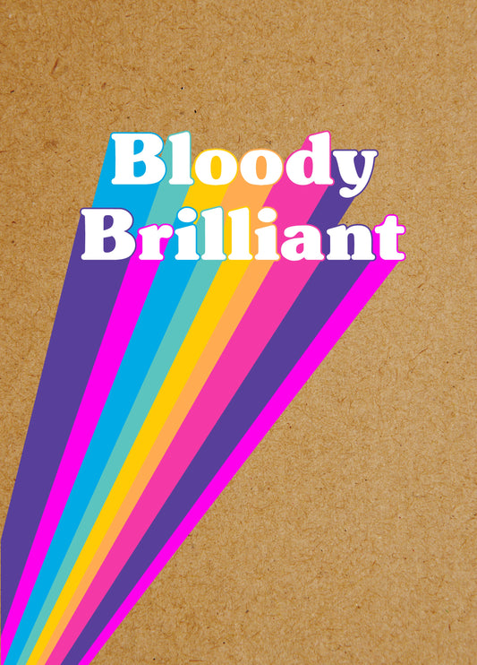 Bloody Brilliant Card