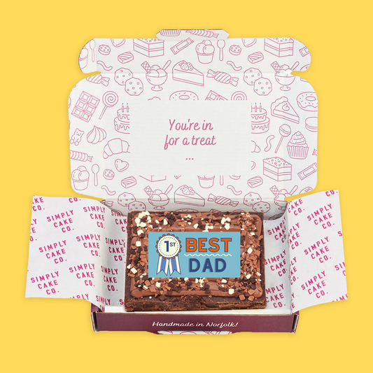 Best Dad Brownie Slab