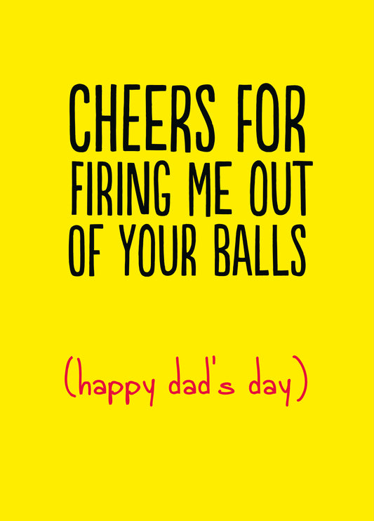 Cheers For Firing Me Card