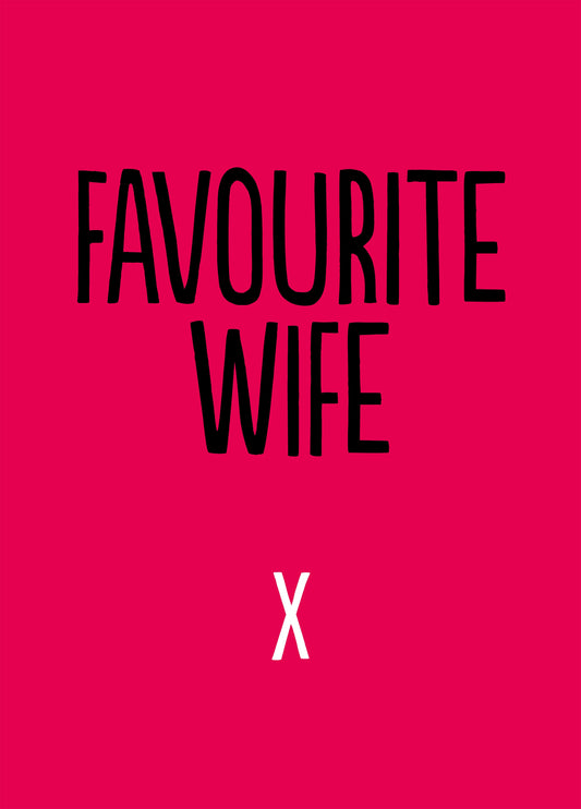 Favourite Wife Card