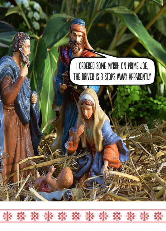 Funny Christmas Card ' Prime'