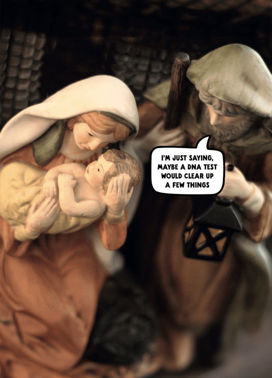 Funny Christmas Card - 'DNA'