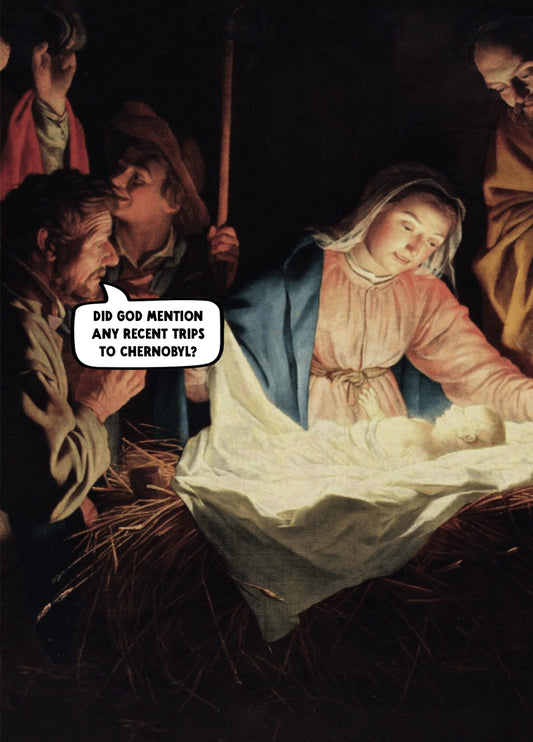 Funny Christmas Card - 'Chernobyl'