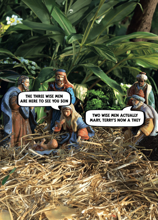 Funny Christmas Card - 'They'