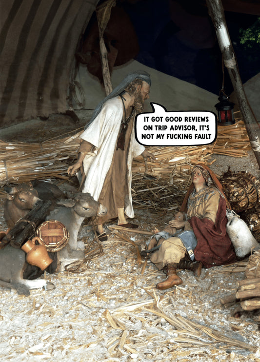 Funny Christmas Card - 'Trip Advisor'