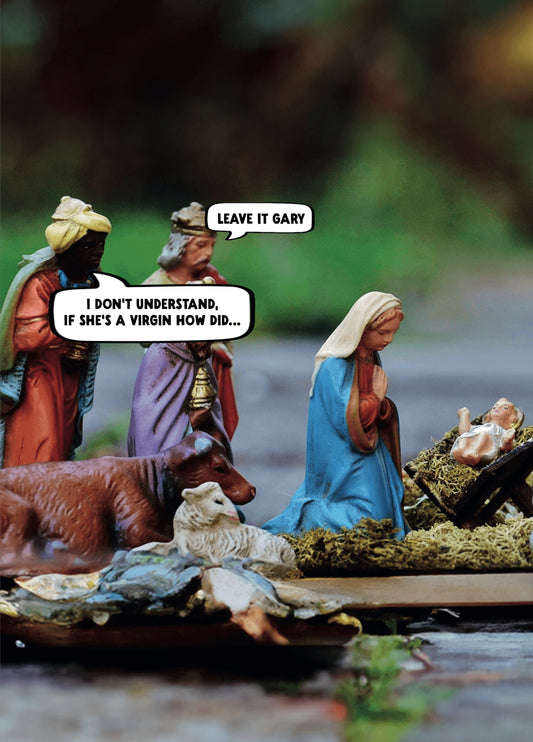 Funny Christmas Card - 'Gary'