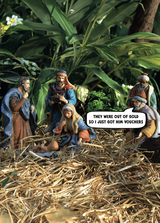 Funny Christmas Card - 'Vouchers'