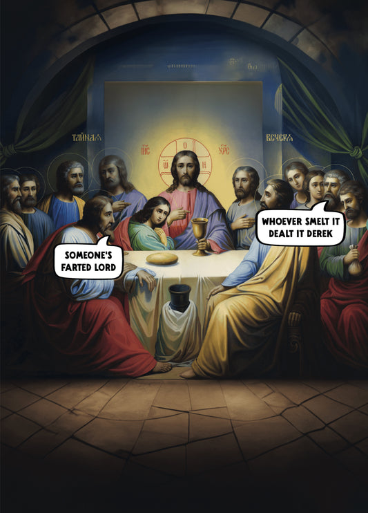 Funny Christmas Card - 'Derek'