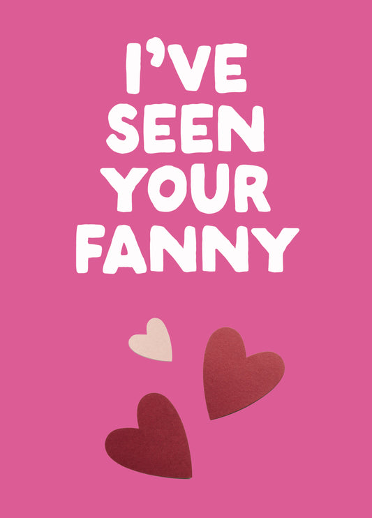 Rude Valentine's Card 'Fanny'