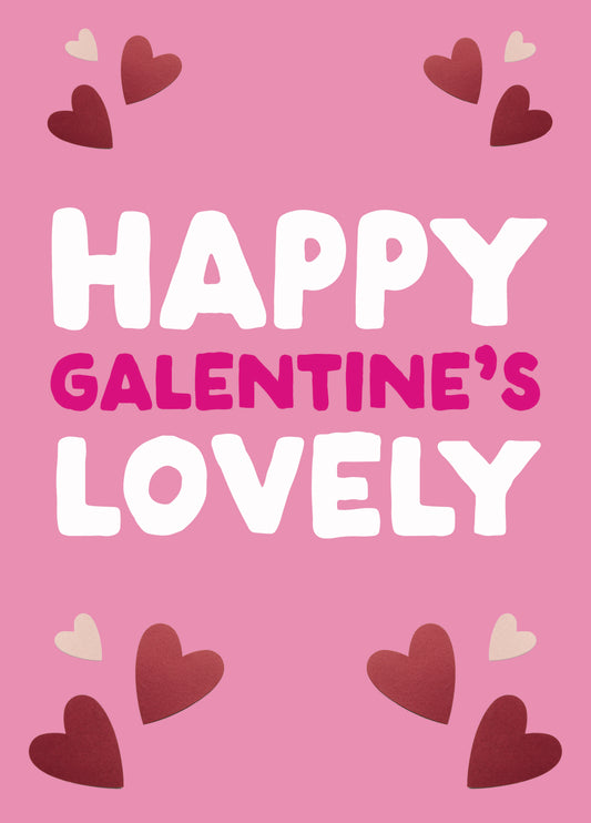 Funny Valentine's Card For Her - 'Galentine's'