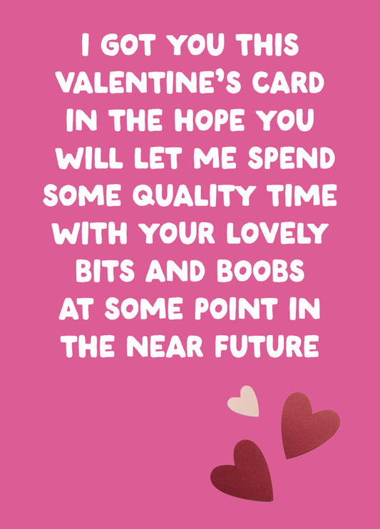 Funny Valentine's Card - 'Future'