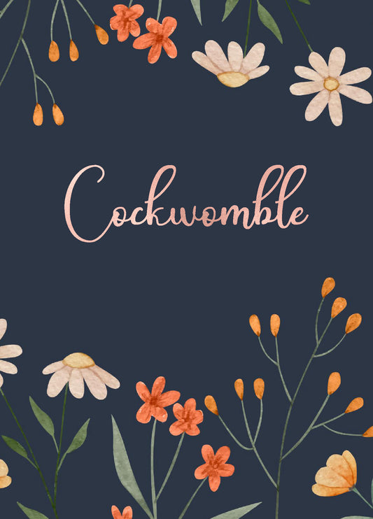 Funny Birthday Card - 'Cockwomble'