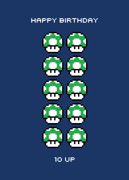 Happy Birthday 10UP Card