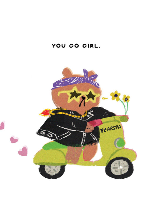 You Go Girl Card