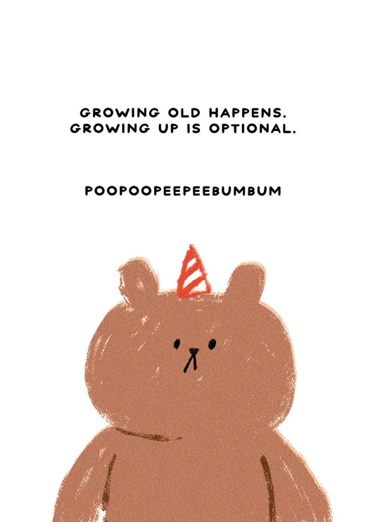 Growing Up Card