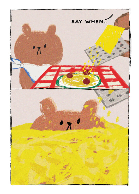 Say When Cheese Card