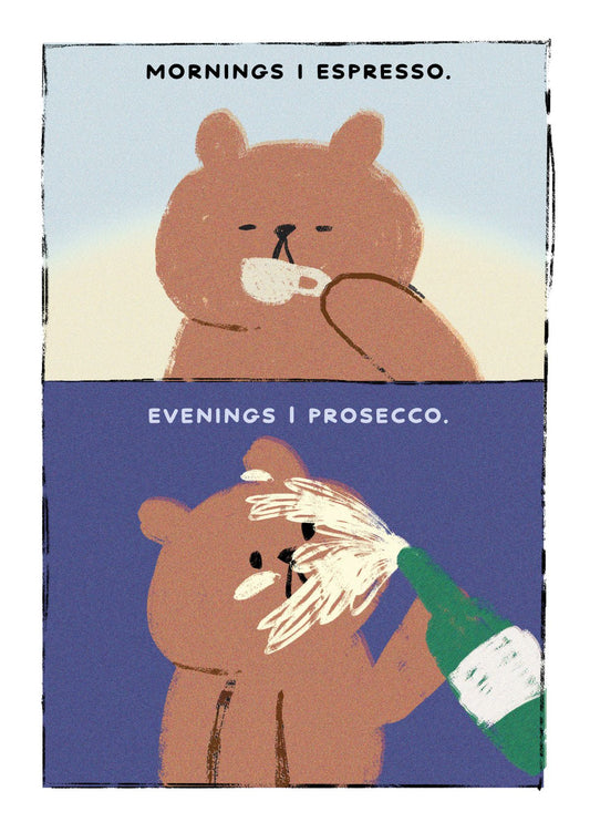 Espresso Prosecco Card