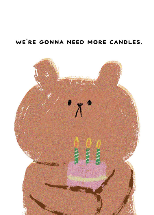 More Candles Birthday Card