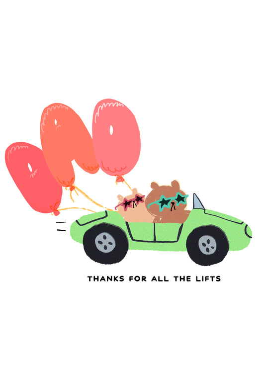 Dad Thanks For All The Lifts