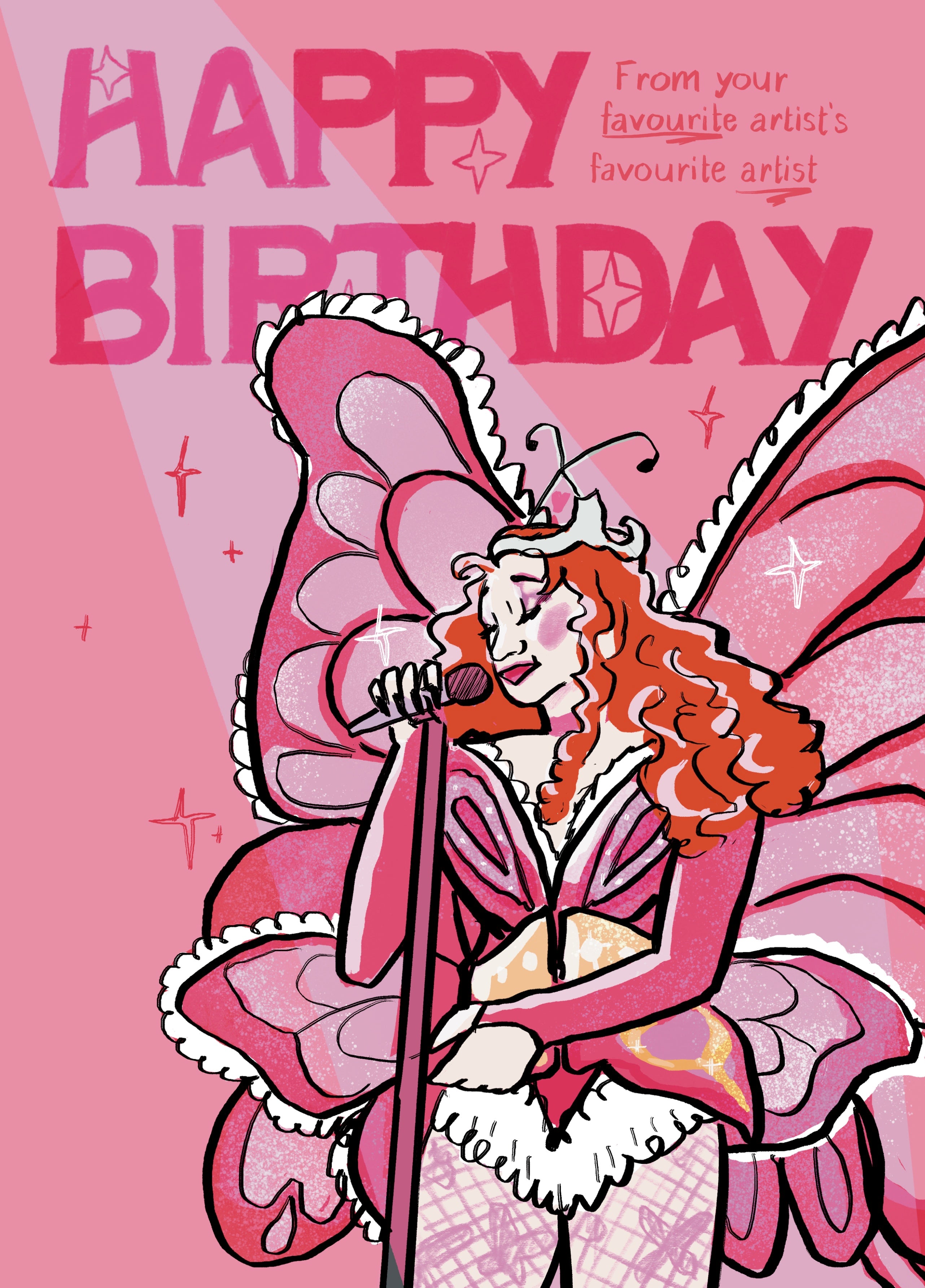 Chappell Roan Happy Birthday - Scribbler Cards & Gifts