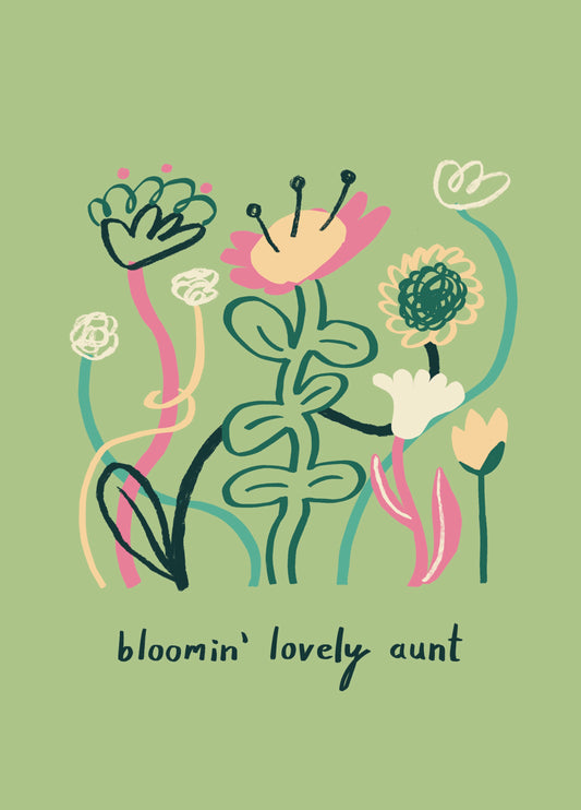 Bloomin Lovely Aunt
