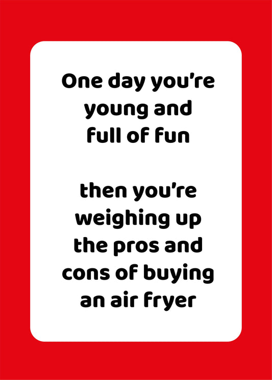 Air Fryer Card