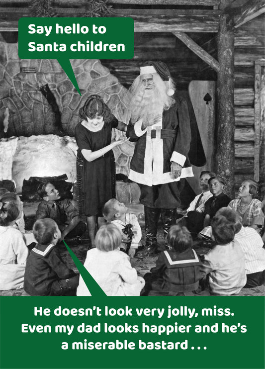 Say Hello To Santa Card