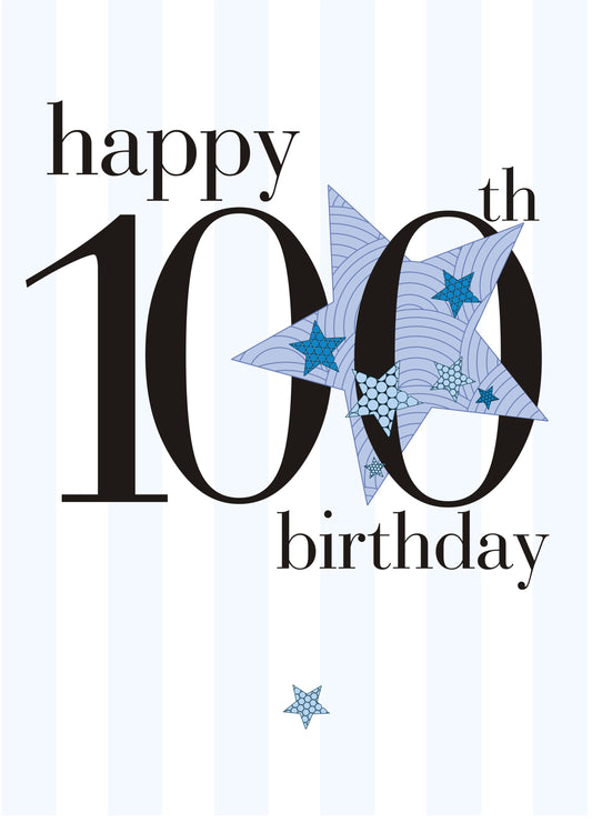 100th Blue Star Card