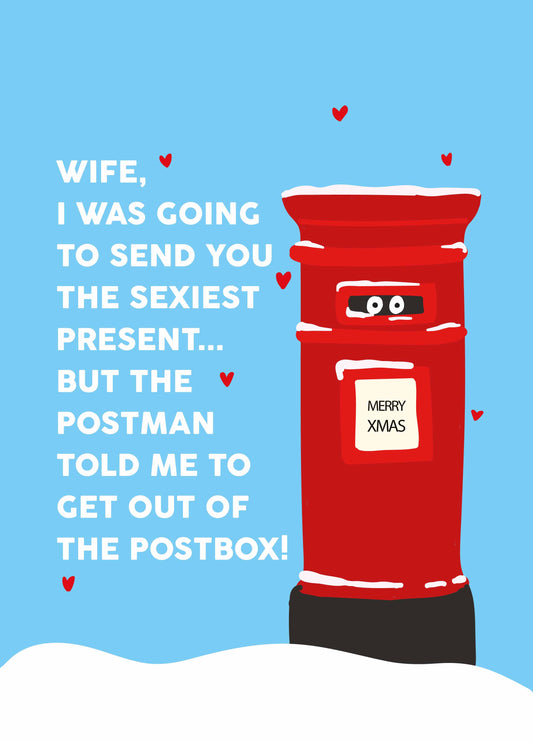 Get Out Of The Postbox Card