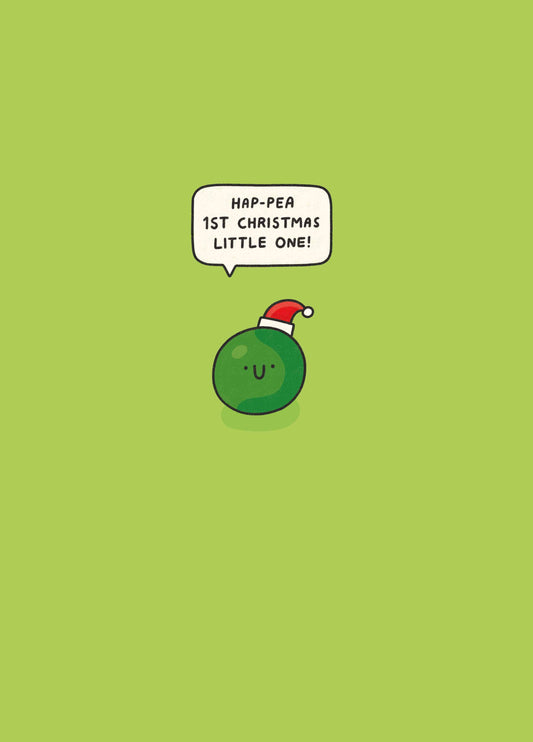 Hap-pea 1st Christmas Card