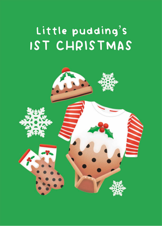 Little Pudding's 1st Christmas Card