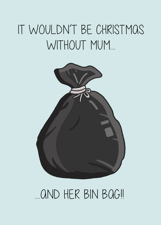 Christmas Bin Bag Card