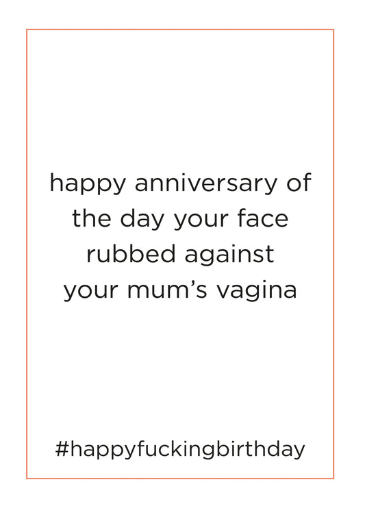 Your Mum's Vagina Card