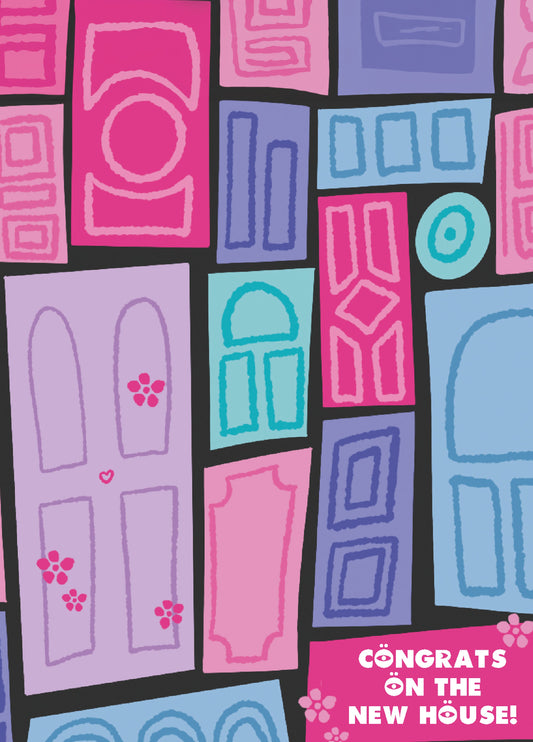 New House Doors Card