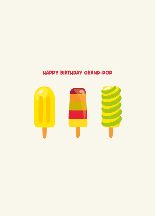 Birthday Grand-pop Card