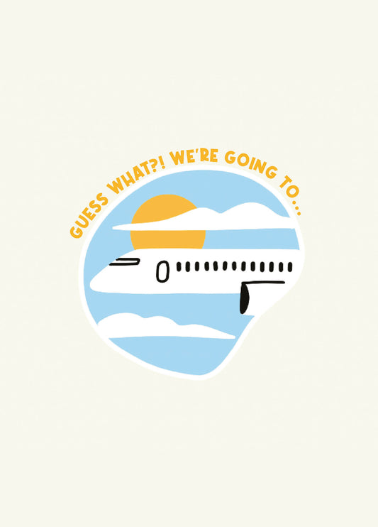 Guess What? Where Going To... Surprise Destination Holiday Card