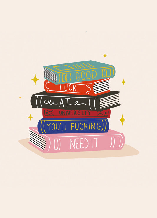 Good Luck At University Card